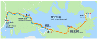 Course of run: Hong Kong UNESCO Geopark